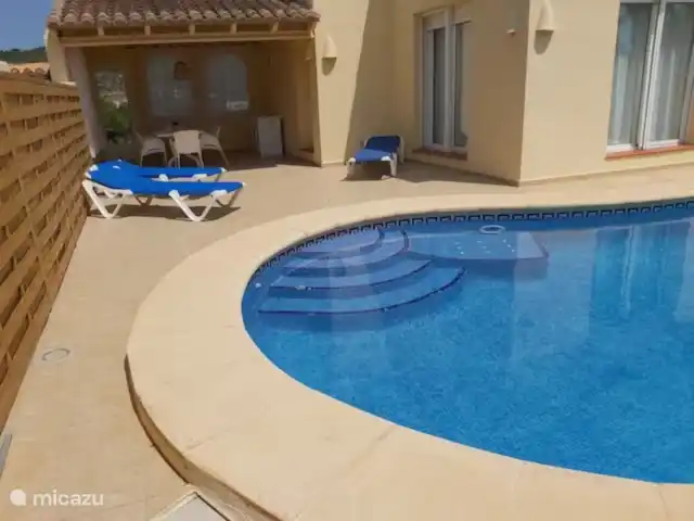 Terras en zwembad